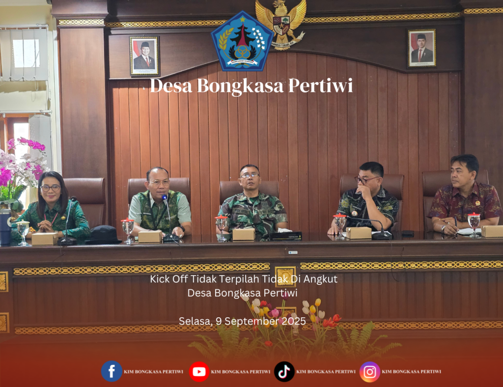 Kick Off Tidak Terpilah Tidak Di Angkut Desa Bongkasa Pertiwi